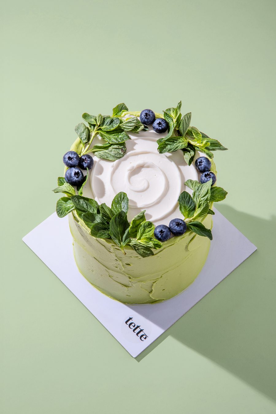 Pastel matcha tette